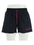 BLU SCURO | Boxer mare con stampa logo laterale