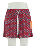 ROSSO | Boxer mare stampato con portachiavi rimovibile