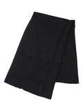 NERO | Foulard in viscosa con logo jacquard