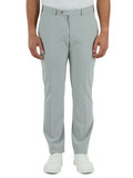 GRIGIO CHIARO | Pantalone SERGIO in misto viscosa e lana