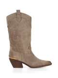 GREIGE | Stivali texani in suede AUSTIN 05