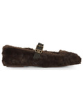 MARRONE | Ballerine in ecopelliccia BRIGITTE 11