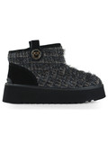 NERO | Stivaletti platform MARTINA 08 con lurex