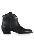 NERO | Stivaletti in pelle JANE 05 con borchie