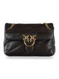 BRAUN | LOVE PUFF CLASSIC CL Umhängetasche aus gestepptem Leder.