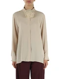 BEIGE | Camicia in misto seta ORCA