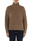 MARRONE CHIARO | SPORT: Maglia in lana vergine LEPRE