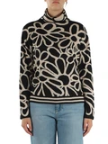 NERO | Maglia collo alto in misto lana