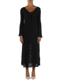 NERO | Abito midi in pizzo stretch GHIANDOLA