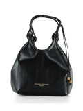 NERO | Borsa a mano in pelle effetto anguilla DUA Small