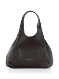 MARRONE | Borsa a mano in pelle martellata DUA Medium