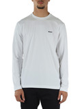 BIANCO | T-shirt manica lunga in cotone stretch