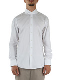 BIANCO | ONE: Camicia slim fit in cotone Getzner