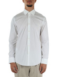 WEISS | Slim-Fit Easy-Iron Hemd aus Stretch-Baumwolle