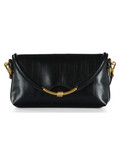 NERO | Borsa in pelle stampa anguilla BEA Small