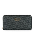 NERO | Portafoglio con zip CALIWEN Large con stampa logo