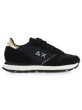 NERO | Sneakers in pelle e tessuto ALLY SILVER GOLD