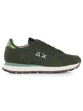 VERDE SCURO | Sneakers in pelle e tessuto ALLY SOLID