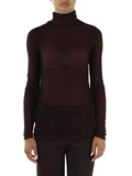 VINACCIA | Maglia in lana ultrafine MOSS con micro paillettes applicate