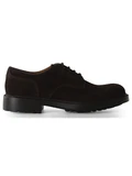 MARRONE | Stringata in suede