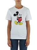 BIANCO | T-shirt slim fit in cotone stampa Disney