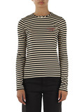 BEIGE | T-shirt manica lunga in misto viscosa