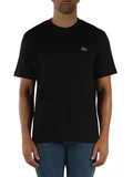 SCHWARZ | Klassisch geschnittenes T-Shirt aus Baumwolle
