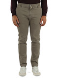 TORTORA | GRAY Regular Fit Hose aus Stretch-Baumwolle und Lyocell