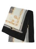 NERO | Foulard quadrato stampa charms