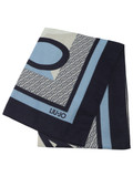 BLU | Foulard quadrato stampa logo