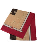 CICLAMINO | Foulard quadrato stampa charms