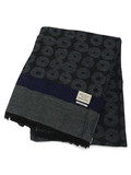 GRIGIO | Maxi sciarpa in misto lana, modal e alpaca