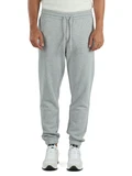 GRIGIO CHIARO | Pantaloni sportivi in misto cotone con fondo elasticizzato