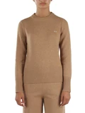 CAMMELLO | Maglia girocollo in misto lana merino e cashmere