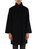 NERO | Cappotto GIOIOSA in misto lana Manteco