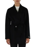 NERO | Cappotto in double di lana vergine VETRO