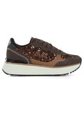MARRONE | Sneakers in pelle ed ecopelle BIG ALLY SEQUIN