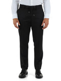 NERO | ONE: Pantalone slim fit in lana vergine