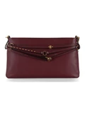 BORDEAUX | Borsa a spalla in pelle BELT BAG CLASSIC
