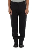 CORVINO | Pantaloni cargo in raso di cotone stretch