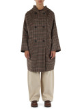 MARRONE | Cappotto reversibile in lana vergine BALTA