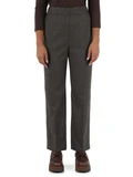 GRIGIO | Pantalone HATELEY in flanella di lana stretch