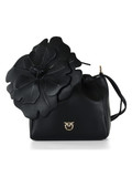 NERO | Pochette in pelle POUCH FLOWER