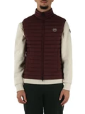 BORDEAUX | Piumino smanicato MINDSET con patch logo
