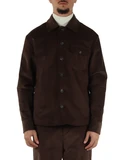 MARRONE | Overshirt BARBRA in velluto a coste