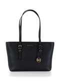 NERO | Borsa tote in pelle martellata QUINN Medium