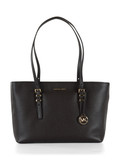 marrone scuro | Borsa tote in pelle martellata QUINN Medium