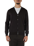MARRONE | Cardigan in lana merino extrafine