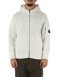 PANNA | Cardigan in misto lana con zip e cappuccio