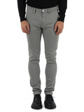 GRIGIO | Pantalone in cotone stretch ZEUMAR Hyperflex slim fit